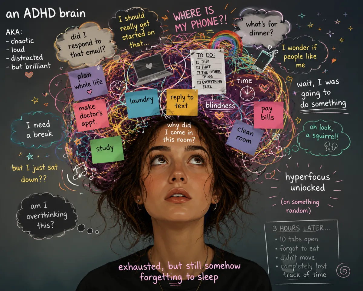 Comparative advantage grid: what an ADHD brain pays for, what AI does cheaply, and what stays scarce