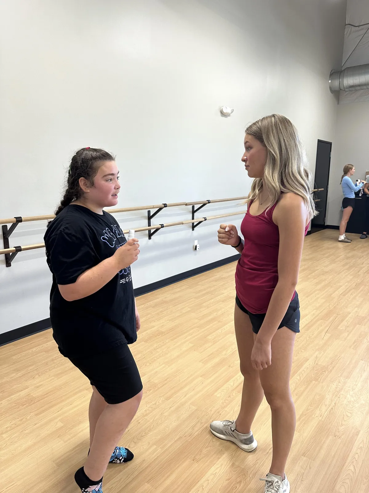 BrekLynn Helping Mya Prepare for Idaho's Miss Amazing