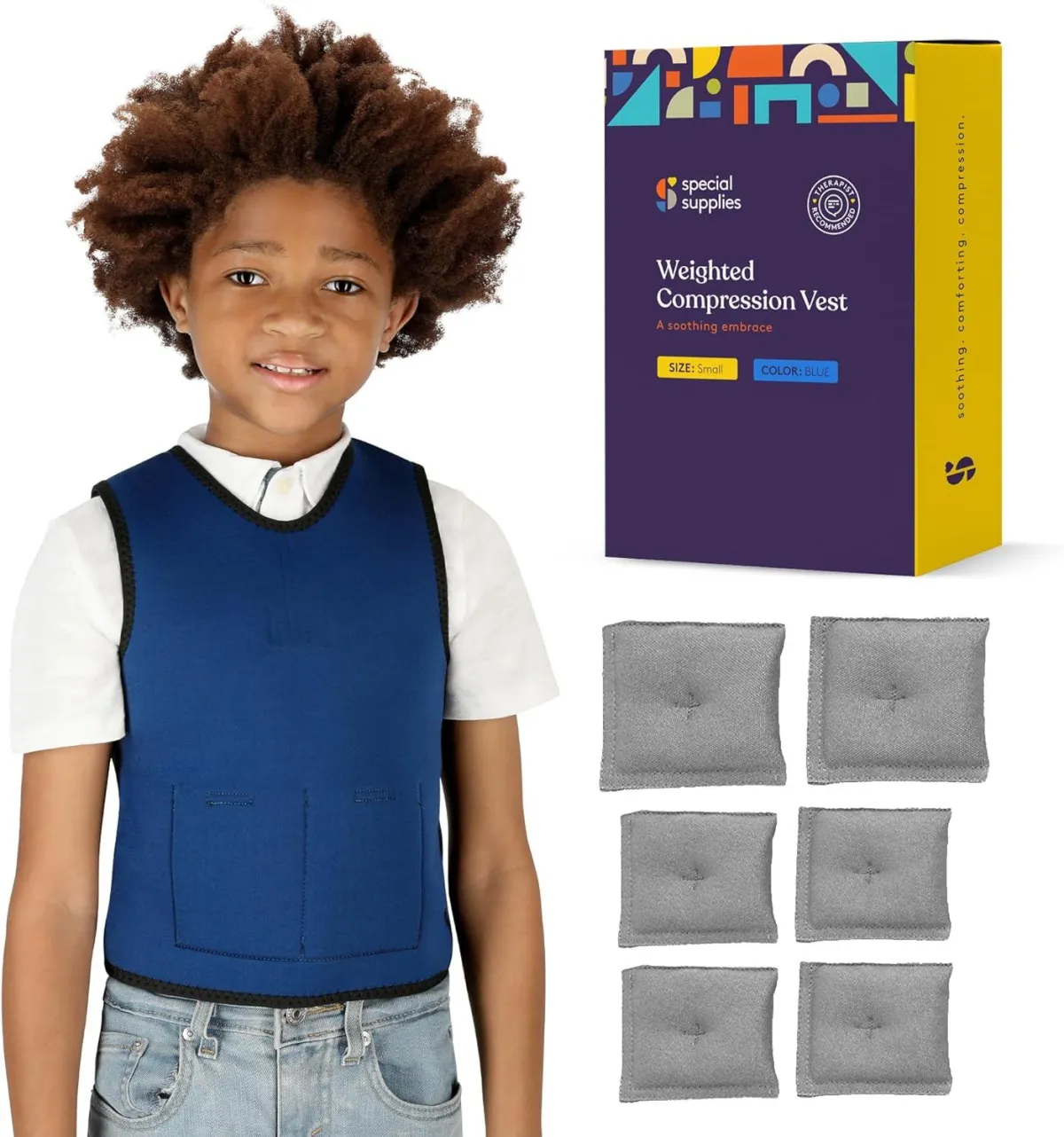 Weighted Sensory Compression Vest for Kids