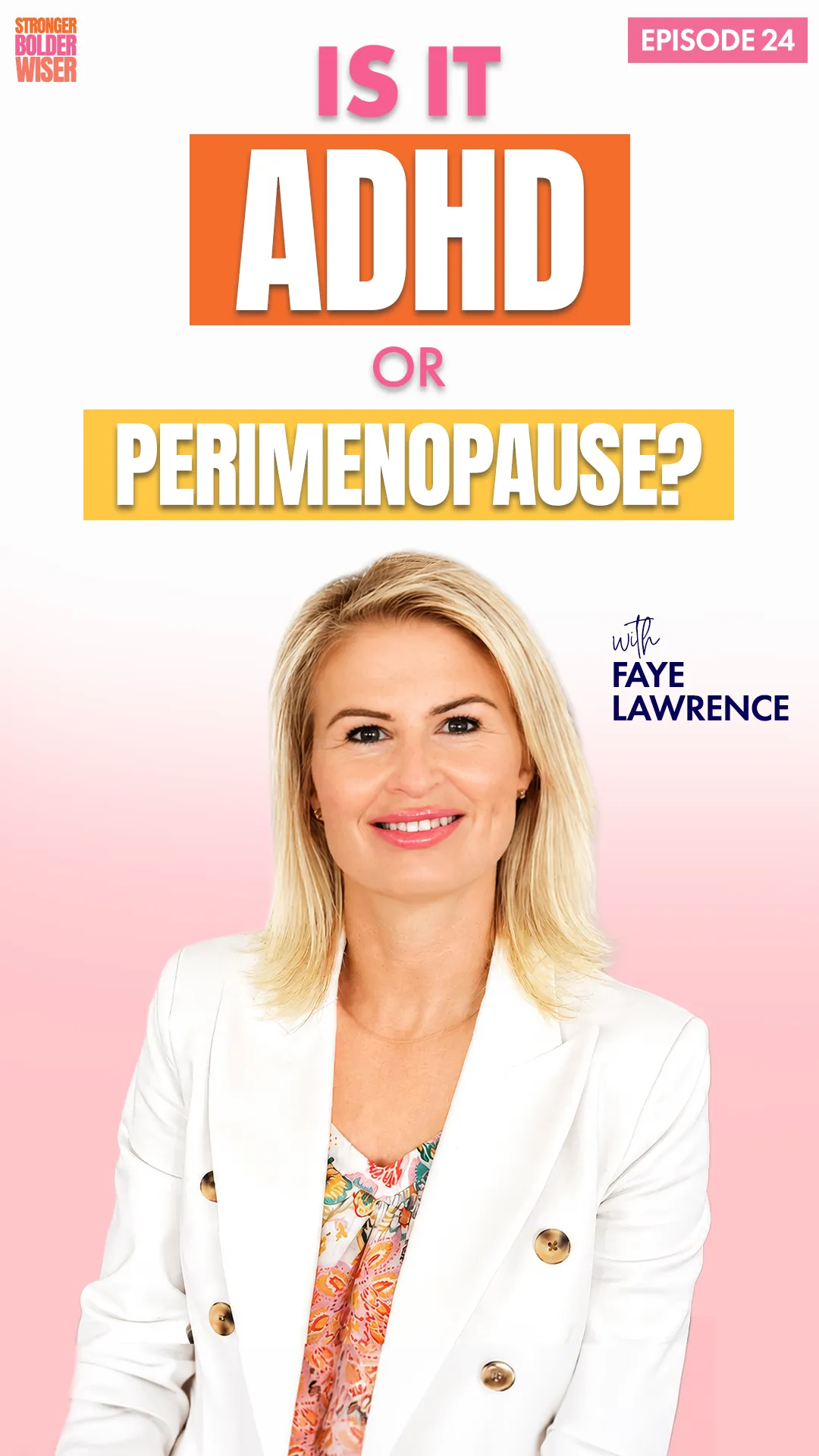 Why Your Coping Strategies Stopped Working in Perimenopause - with Faye Lawrence
