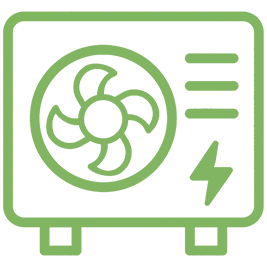 Air conditioning repair and installation icon by Queen City Heating & Cooling