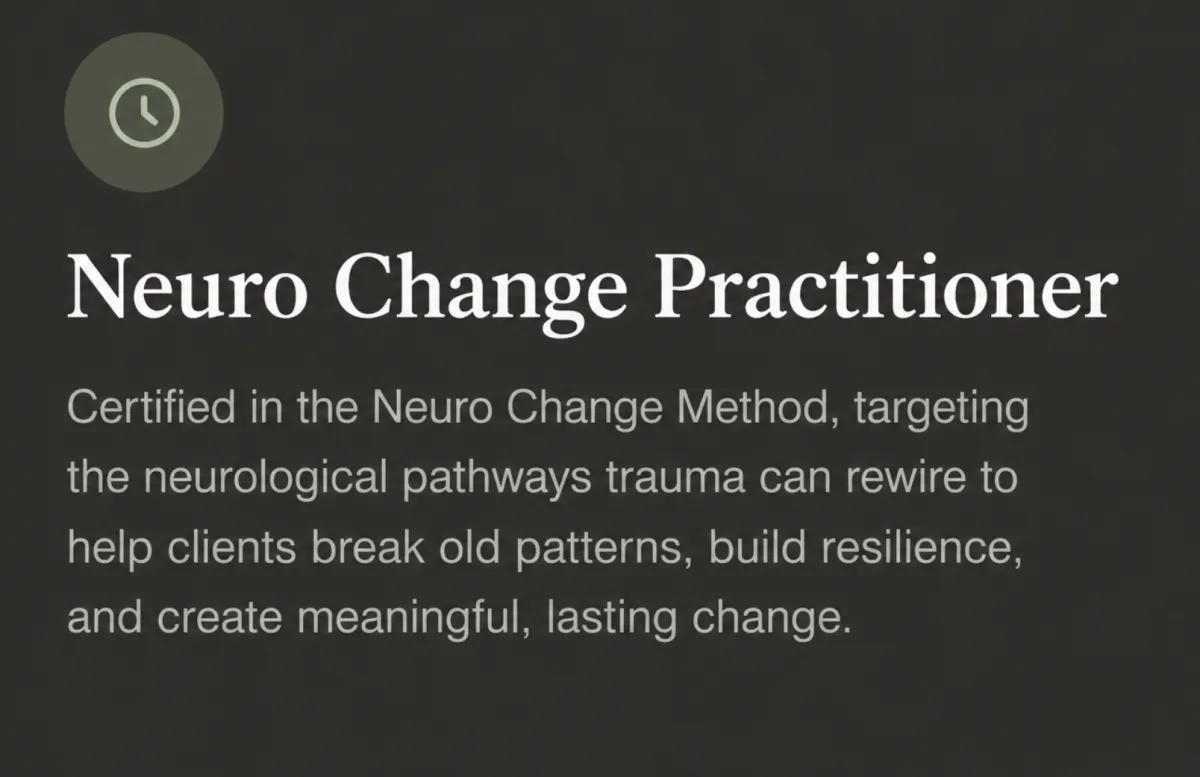 Certified Neuro Change Practitioner