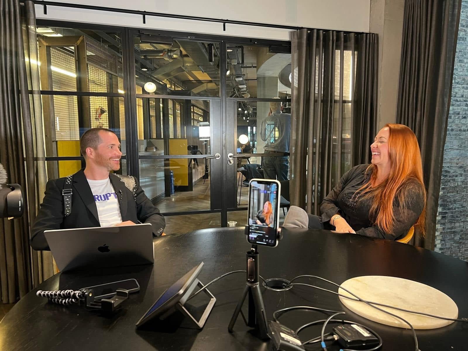 Rebecca P. Fox featured on Rob Moore's Disruptors Podcast  
