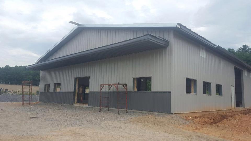 Spacious workshop metal building from Leesburg Metal Buildings