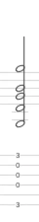 g dur noten und Tabulatur 3