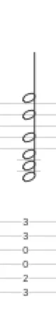 g dur noten und Tabulatur 2