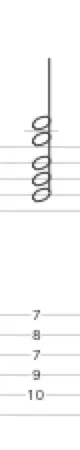 g dur noten und Tabulatur 6