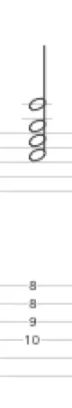 c dur noten und Tabulatur 6