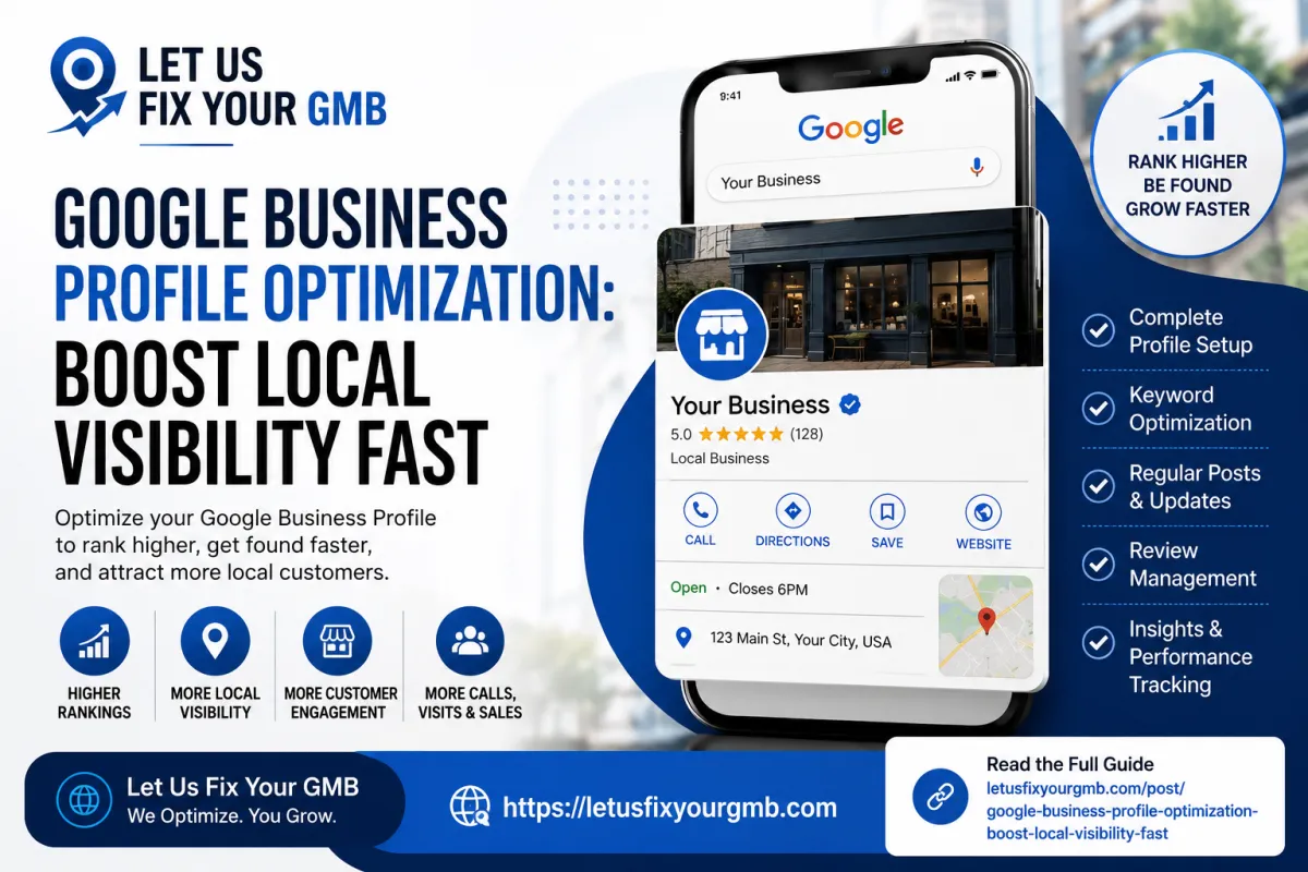 Google Business Profile Optimization Dallas Texas