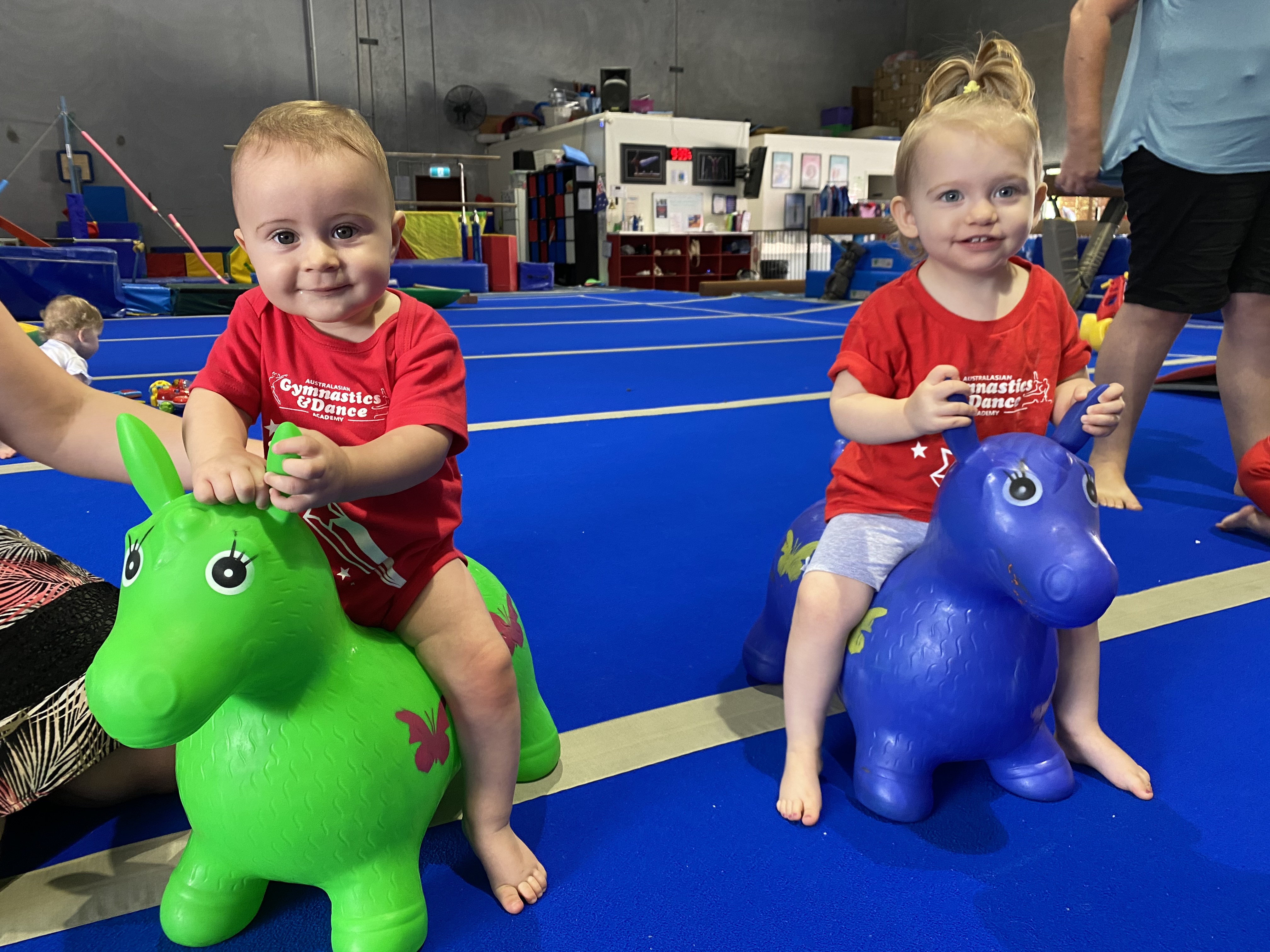 a baby lying on its back