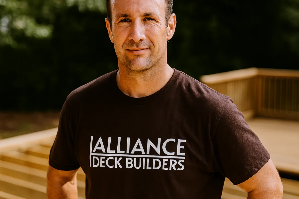 Colorado deck contractors discussing design plans