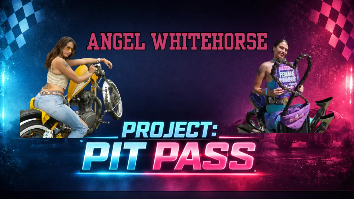 Cover image of Project Pit Pass on Scene Projects Sports Network featuring Angel Whitehorse