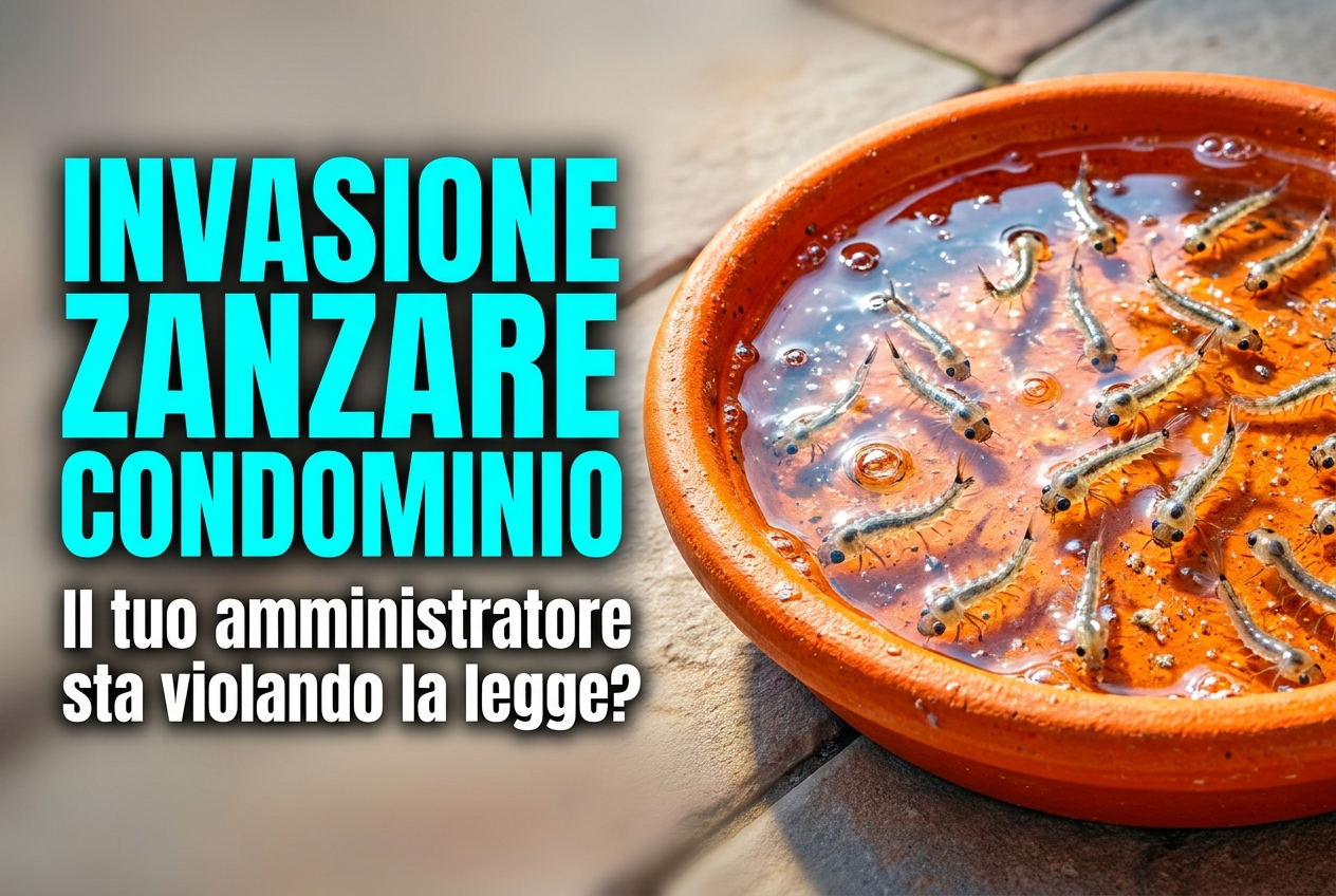 Disinfestazione zanzare in condominio a Bologna: cosa deve fare davvero l'amministratore