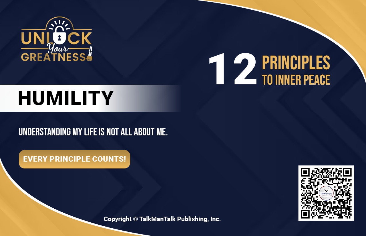 Principle of Humility