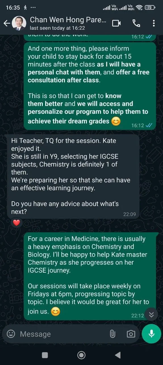 IGCSE Chemistry Online Specialist - Teacher Joseph Kuan