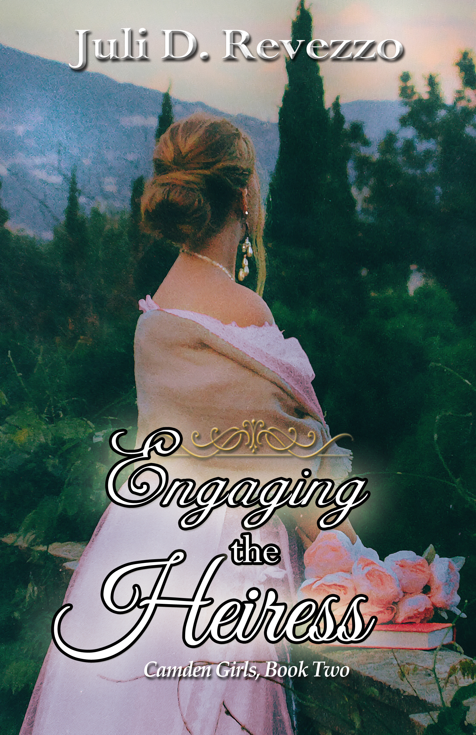 Engaging the Heiress by Juli D. Revezzo, Victorian romance, Victorian lawyers, Fake Engagement romance, Irish hero, historical romance clean
