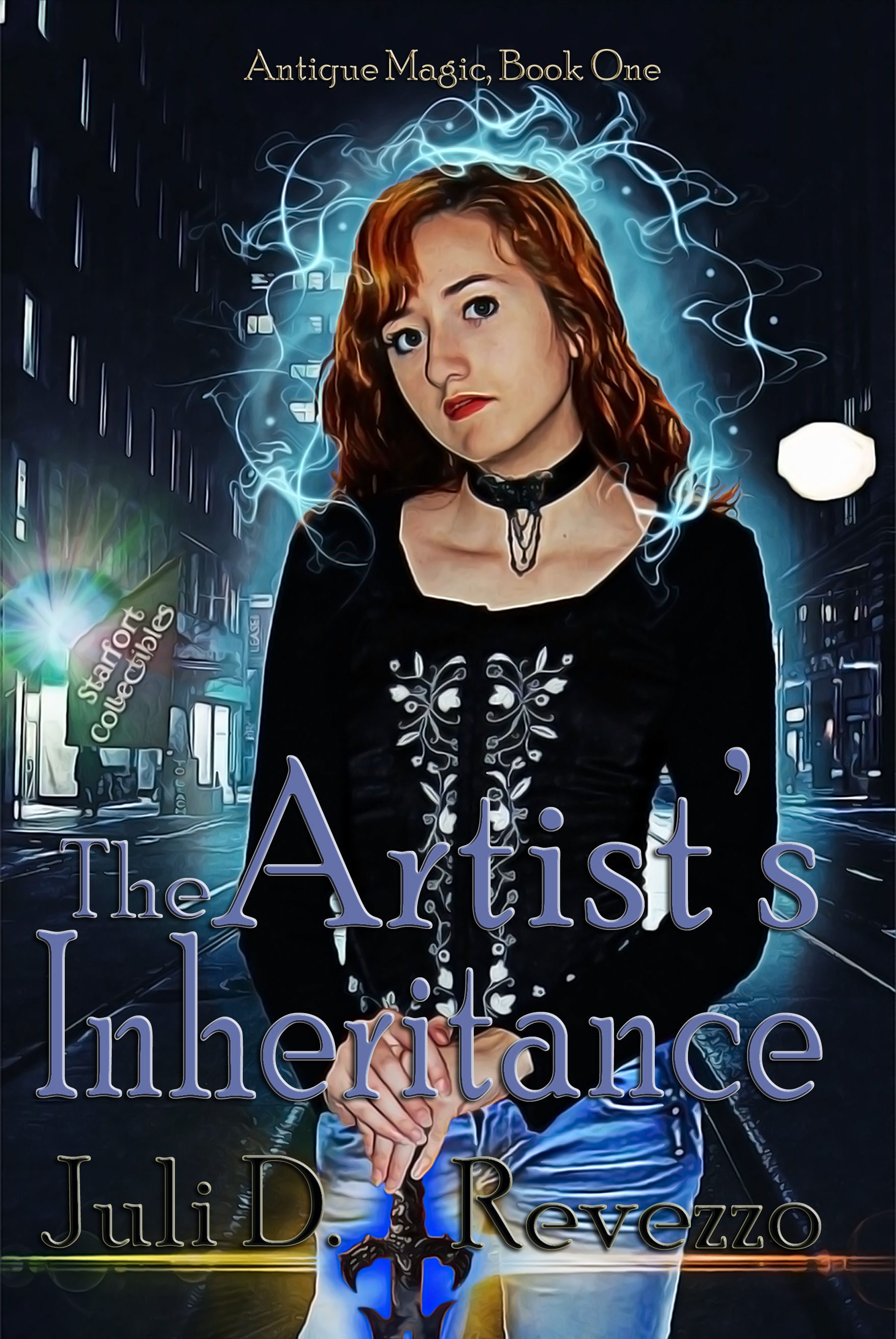 The Artist's Inheritance by Juli D. Revezzo, Witch fiction, coven fiction, ghost, paranormal, magic, supernatural series, possession, Welsh goddesses, witch heroine