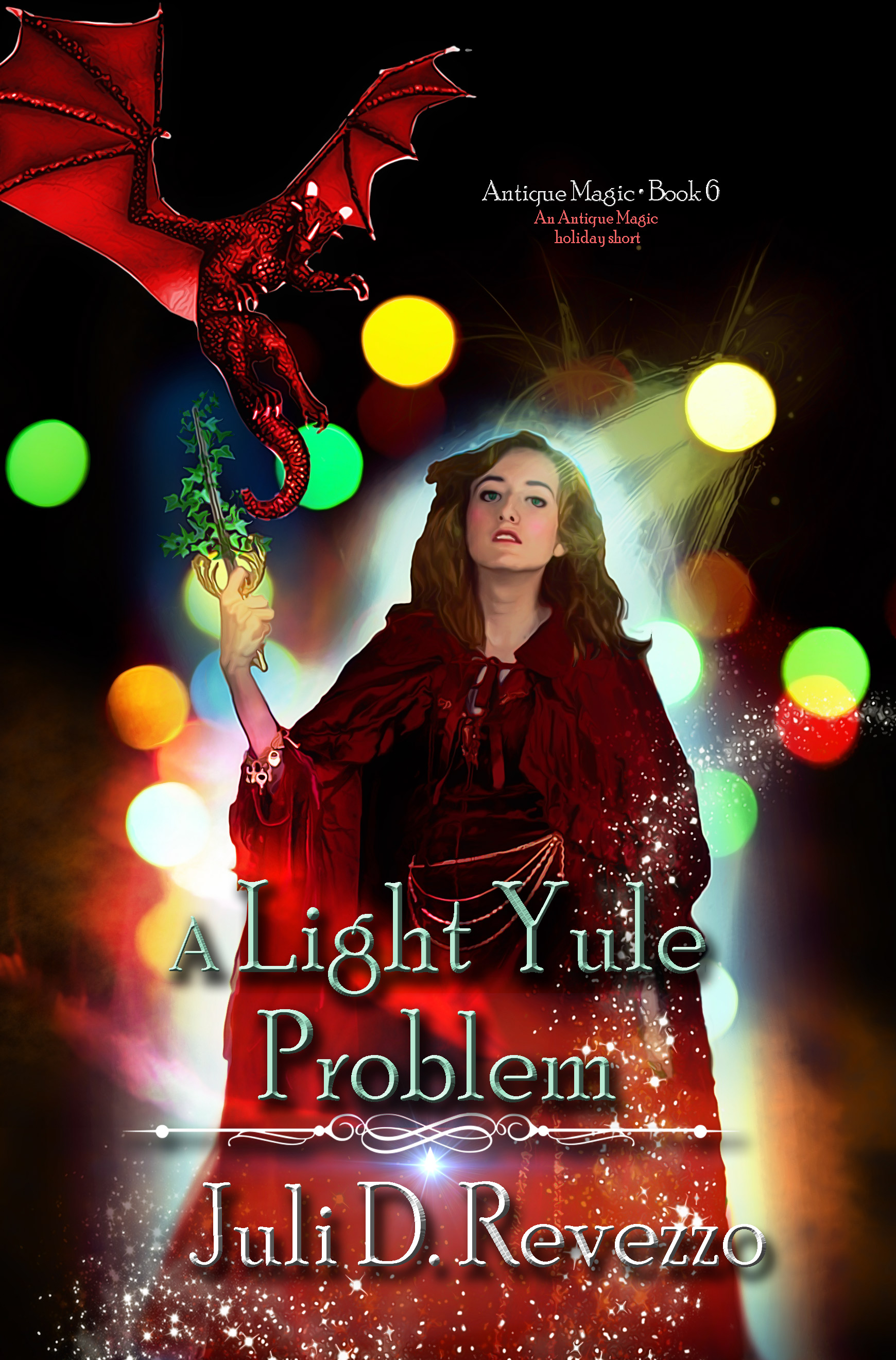 A Light Yule Problem by Juli D. Revezzo, urban fantasy, witch fantasy