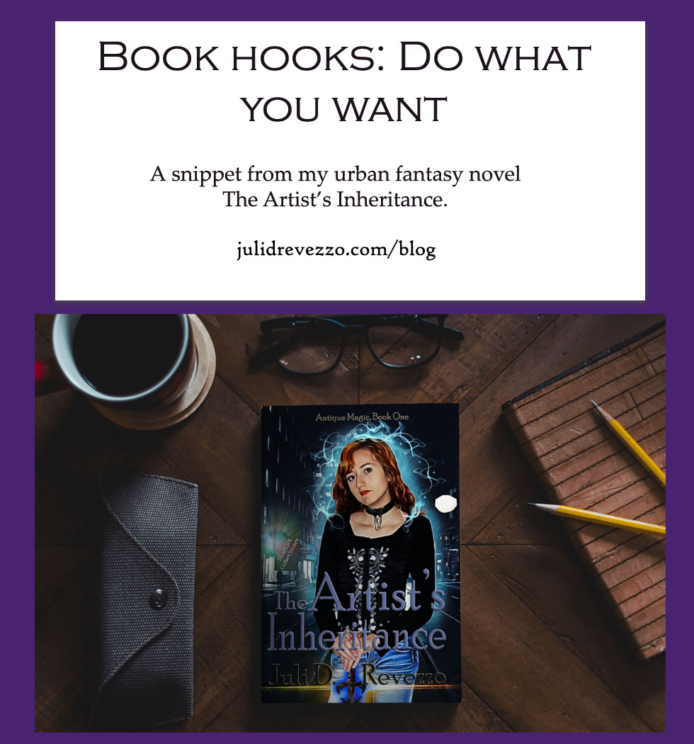 Book hooks The Artist's Inheritance Snippet Banner