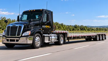 Drop Deck Trailers industrial equipment transport