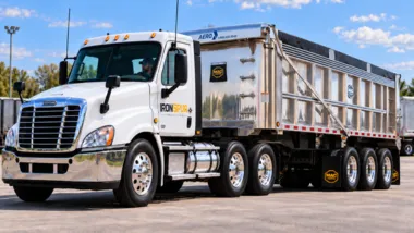 Dump Bucket Trailers aggregate hauling