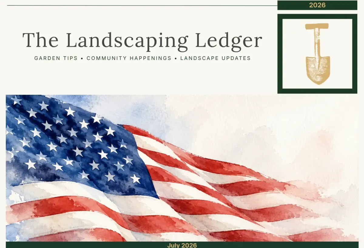Cover image for the July 2026 Landscaping Ledger newsletter