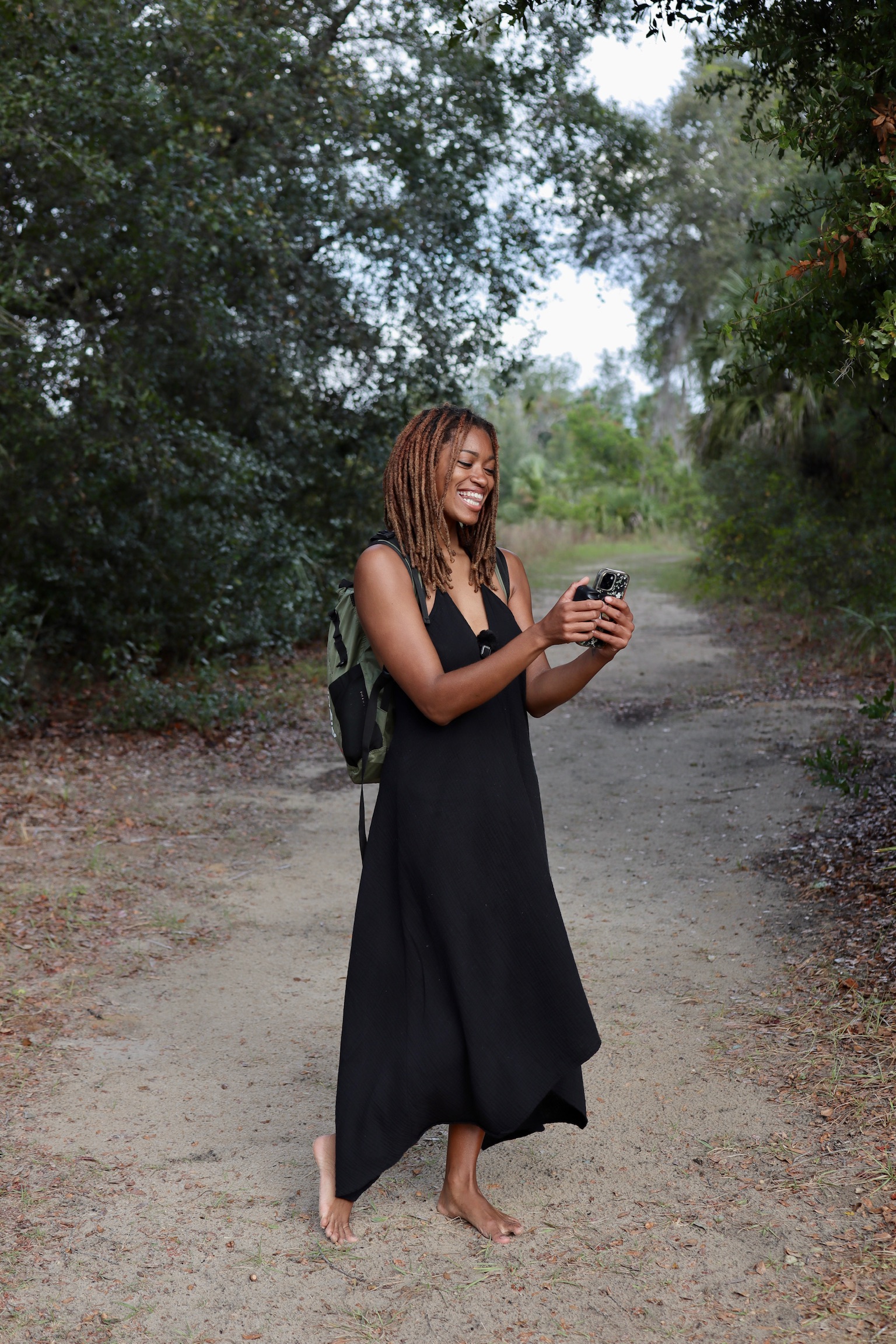 Candid portrait of Dani outdoors in Florida