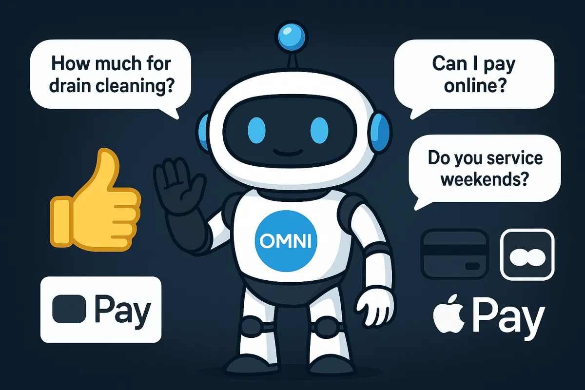 Handles urgent requests (e.g., burst pipes, power outages) with empathy and speed, booking jobs instantly