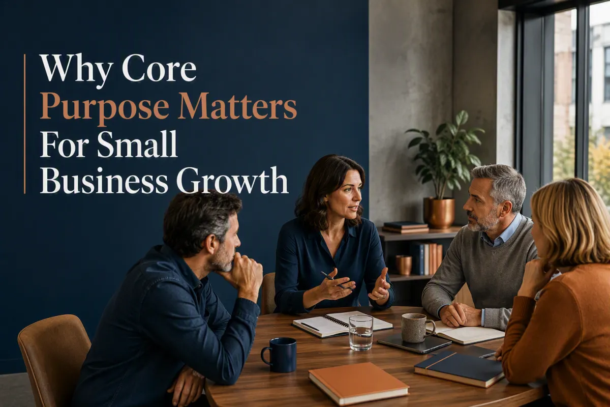 Why Core Purpose Matters for Small Business Growth | The Trusted Adviser