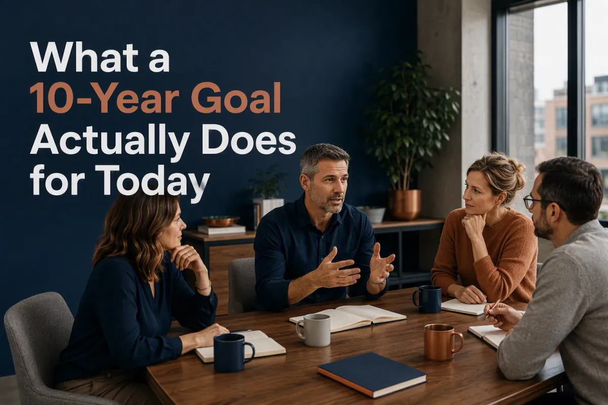 What a 10-Year Goal Actually Does for Today