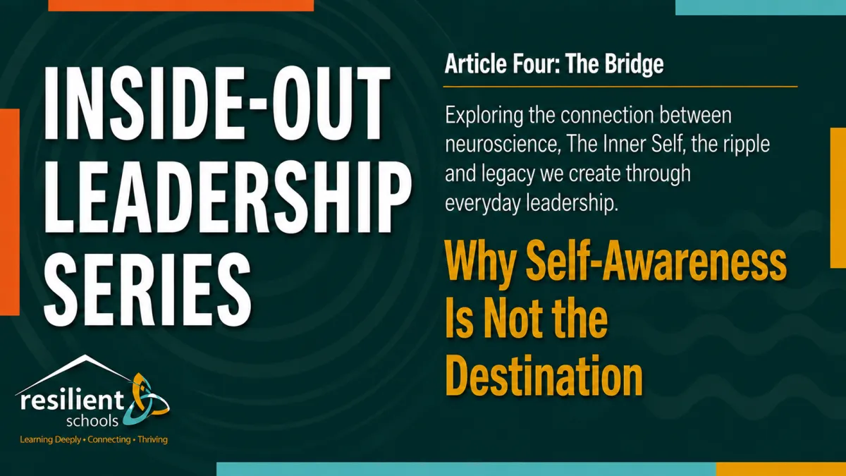 Article Four: The Bridge Why Self-Awareness Is Not the Destination