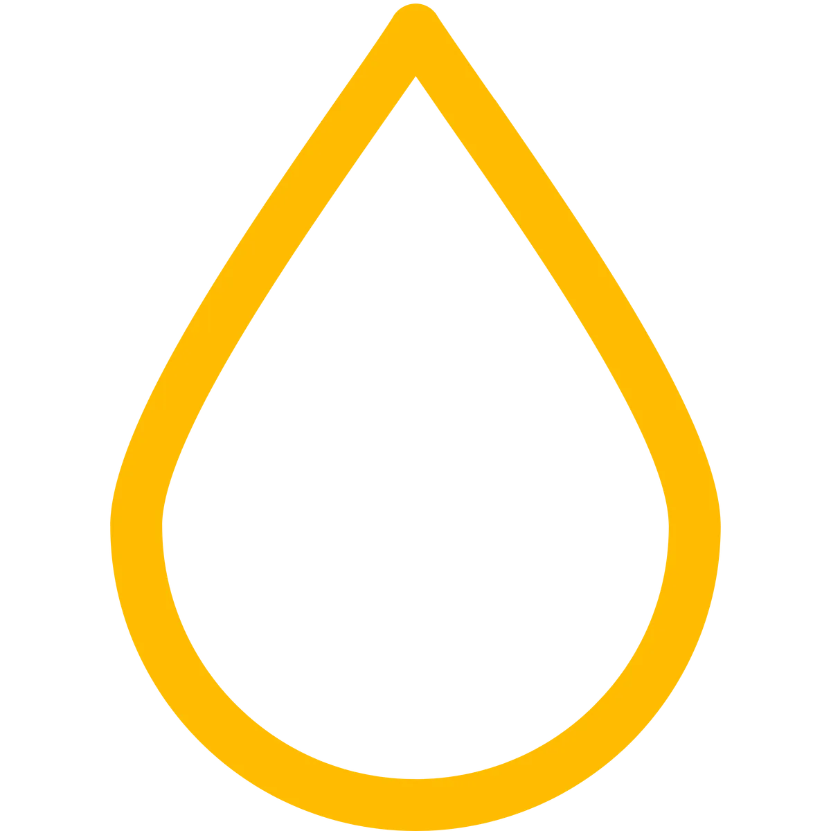 Ink drop icon for black and grey tattoos