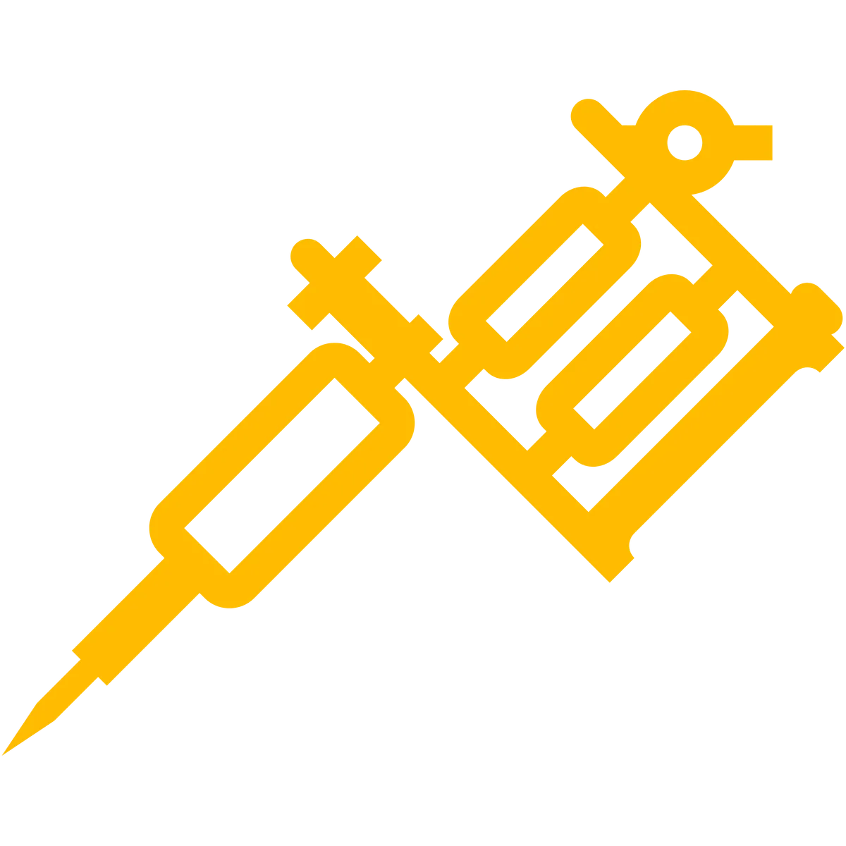Tattoo machine icon for custom tattoos
