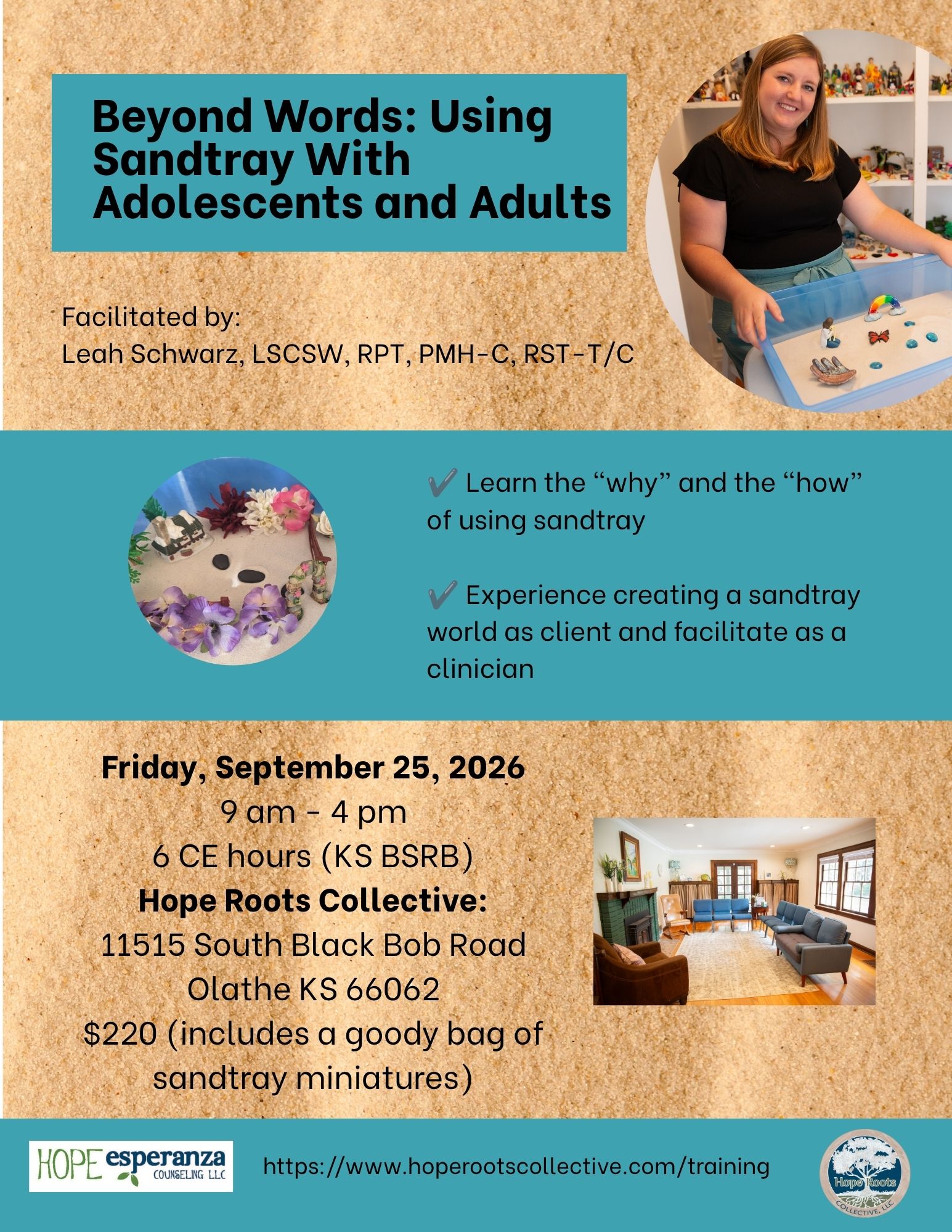 Sandtray Therapy Training, Sandtray Therapy with Adults