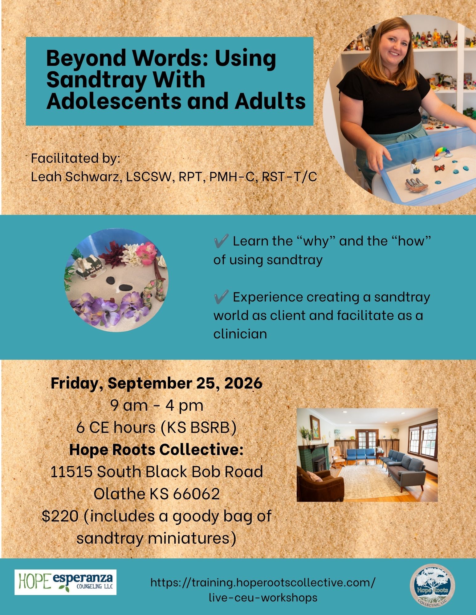 Sandtray Therapy Training, Sandtray Therapy with Adults