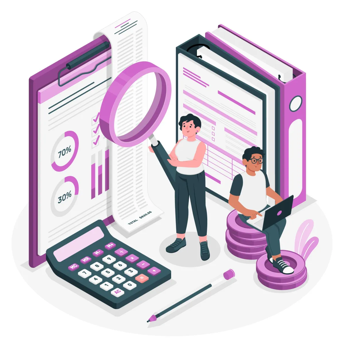 Cleaning and correcting messy financial records