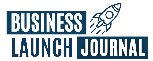 Business Launch Journal Rectangular Logo
