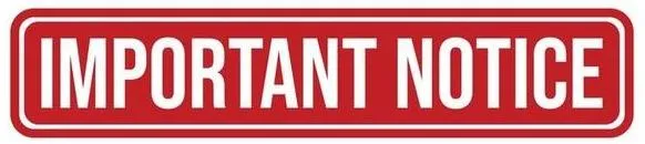 Important Notice