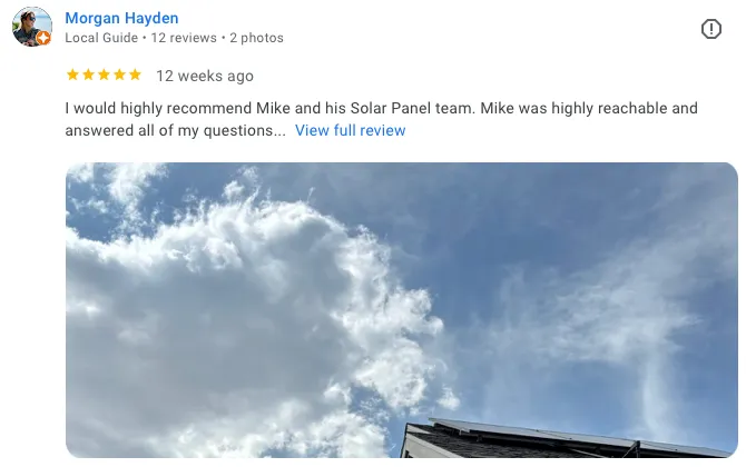 Morgan Hayden Ask Solar Mike Review