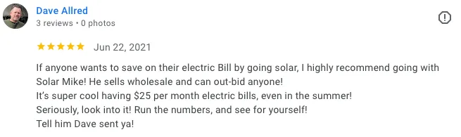 Dave Allred Ask Solar Mike Review
