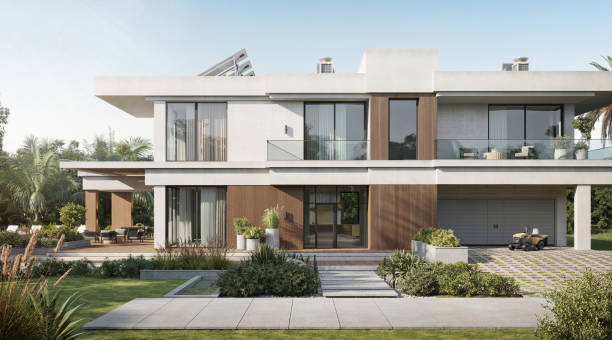 Premium Tesla Solar Roof with sleek black tiles installed on a distinguished luxury home in North Ogden with clean architectural lines and mountain views