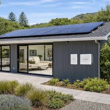 Premium Tesla Solar Roof with sleek black tiles perfectly integrated on a luxurious Heber mountain estate featuring elegant modern architecture and breathtaking Wasatch Mountain views
