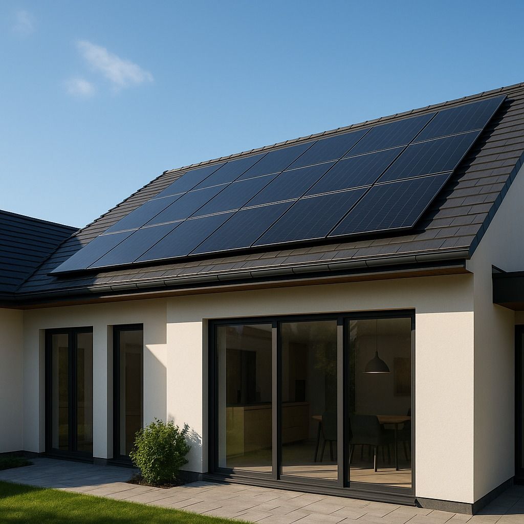 Luxurious premium Tesla Solar Roof with sleek black tiles and stunning new 2026 black Tesla Solar Panels elegantly installed on a distinguished West Valley luxury home featuring sophisticated modern architecture and breathtaking mountain views
