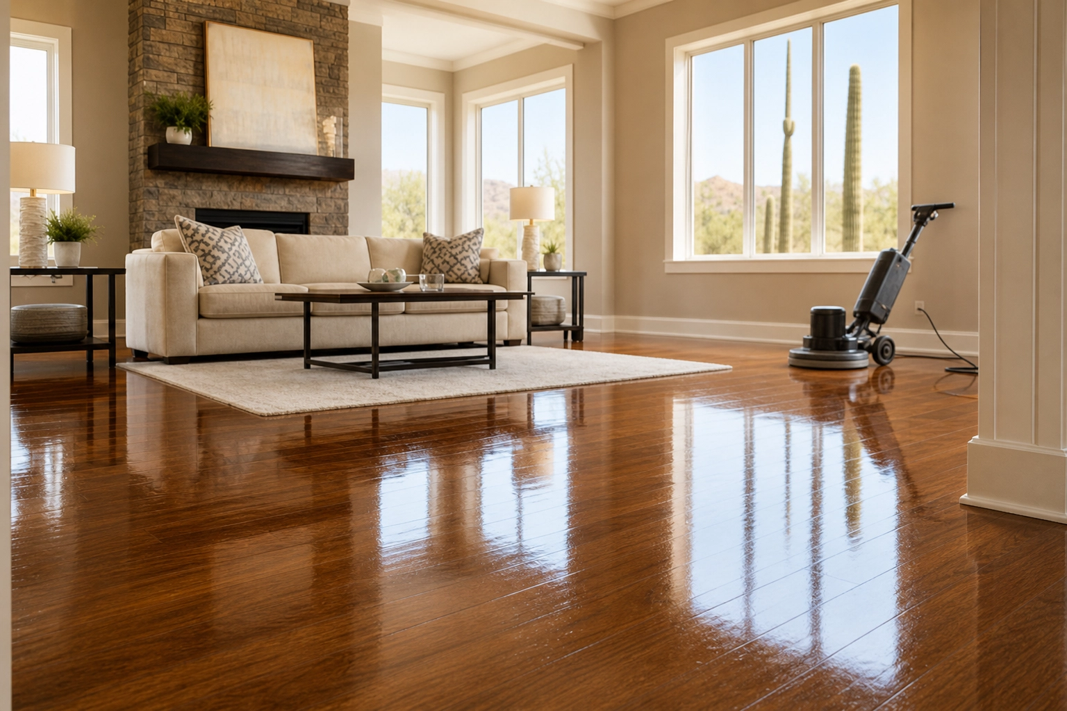 Eco-Friendly Floor Cleaning