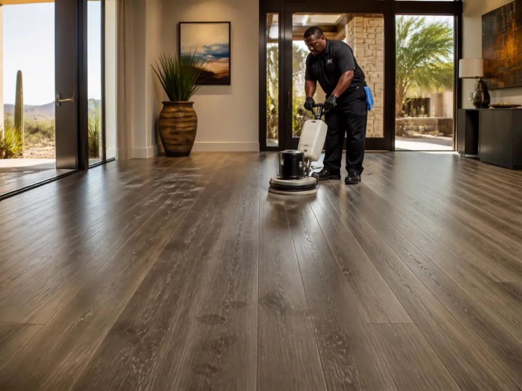 Remove Dirt and Traffic Marks from Your Luxury Vinyl Floors