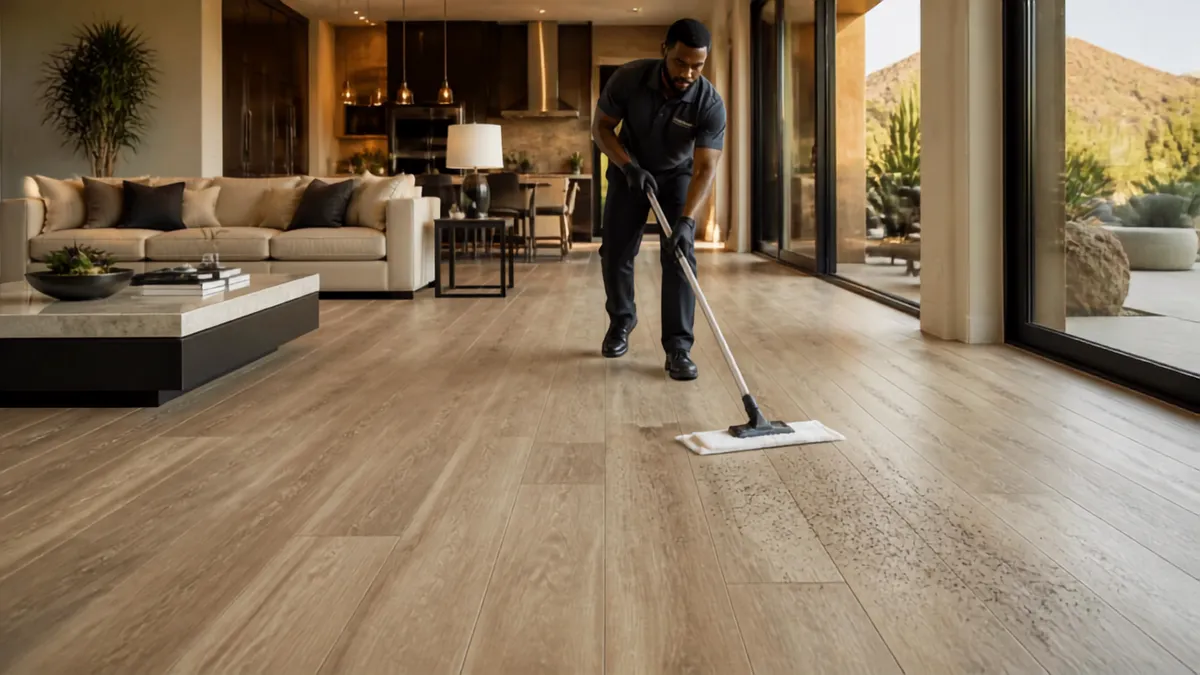 Give Your LVT Floors a Professional Clean