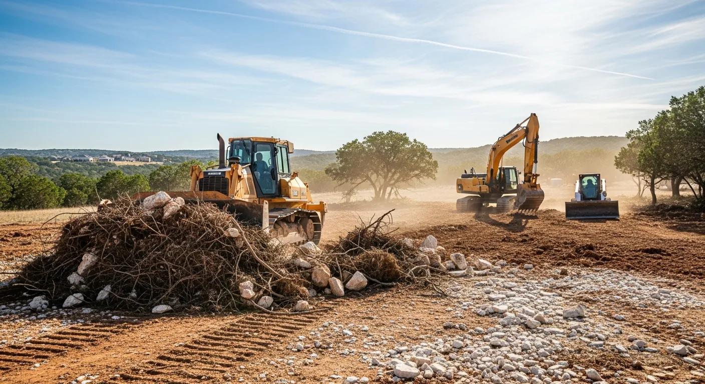 Land Clearing & Excavation in Burnet, TX — Trusted Site Prep and Septic Services