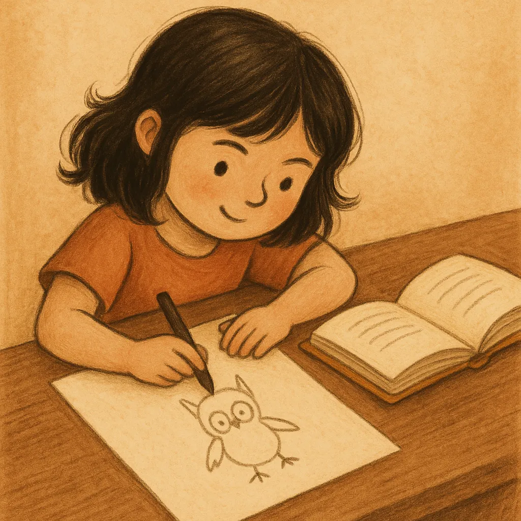 Something I often ask children to do is to draw (and annotate) a character that we are introduced to.