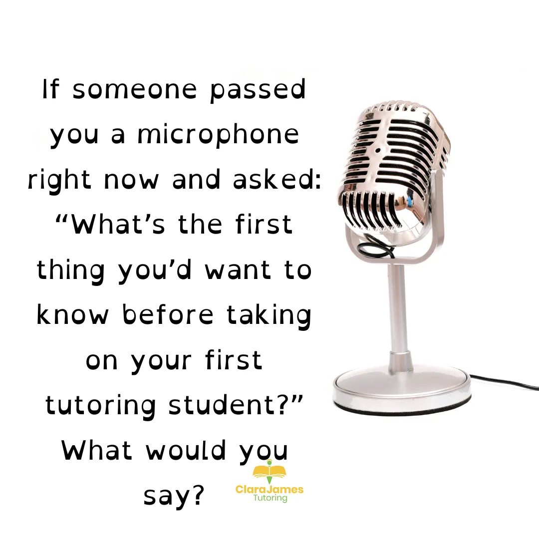 Get started as a tutor - be helpful