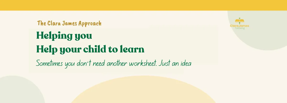 The Clara James Approach to supporting parents and tutors